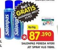 Promo Harga SALONPAS Jet Spray 118 ml - Superindo