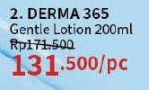 Promo Harga Derma 365 Gentle Lotion 200 ml - Guardian