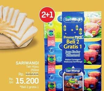 Promo Harga Sariwangi Teh Hijau 46 gr - LotteMart