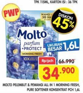 Promo Harga Molto All in 1/Molto Softener Ultra Pure   - Superindo