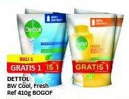 Promo Harga Dettol Body Wash Cool, Fresh 410 ml - Alfamart