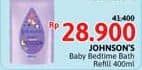 Johnsons Baby Bedtime Bath 400 ml Diskon 30%, Harga Promo Rp28.900, Harga Normal Rp41.400