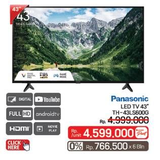 Promo Harga Panasonic TH-43LS600G TV LED  - LotteMart