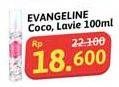 Promo Harga Evangeline Eau De Cologne Coco, Lavie 100 ml - Alfamidi