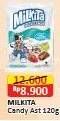 Promo Harga Milkita Milkshake Candy Assorted 120 gr - Alfamart
