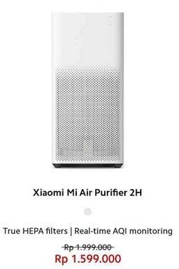 Promo Harga XIAOMI Mi Air Purifier 2H  - Erafone