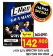 Promo Harga L-men Gain Mass Chocolate 500 gr - Superindo