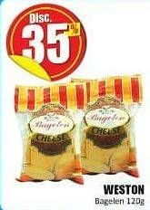 Promo Harga WESTON Bagelen Cheese 120 gr - Hari Hari