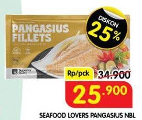 Promo Harga SEAFOOD LOVERS Pangasius Fillet 350 gr - Superindo
