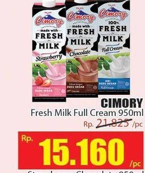 Promo Harga CIMORY Fresh Milk Full Cream 950 ml - Hari Hari