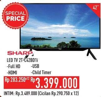 Promo Harga SHARP 2T-C42BD1i | LED TV 42"  - Hypermart