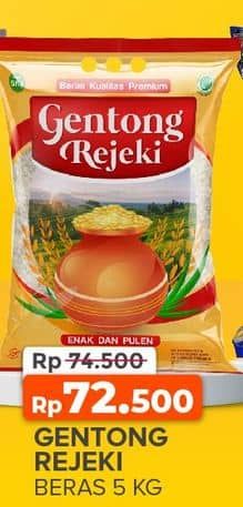 Promo Harga Gentong Rejeki Beras 5000 gr - Yogya