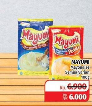 Promo Harga MAYUMI Mayonnaise All Variants 100 gr - Lotte Grosir