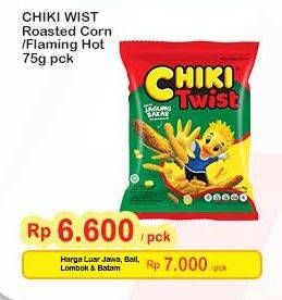 Promo Harga Chiki Twist Snack Jagung Bakar, Flaming Hot 75 gr - Indomaret