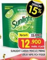 Promo Harga Sunlight Pencuci Piring Jeruk Nipis 100 910 ml - Superindo