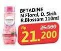 Harga Betadine Feminine Wash Liquid Daily Use Gentle Protection/Natural Daun Sirih/Feminine Wash