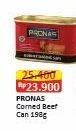 Promo Harga Pronas Corned Beef 198 gr - Alfamart