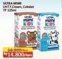 Promo Harga Ultra Mimi Susu UHT Cokelat, Full Cream 125 ml - Alfamart