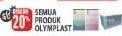 Promo Harga OLYMPLAST Products All Variants  - Hypermart