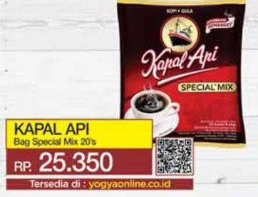 Promo Harga Kapal Api Kopi Bubuk Special Mix per 20 sachet 6 gr - Yogya