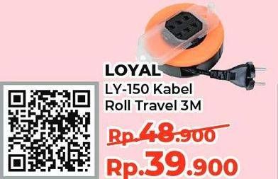Promo Harga LOYAL Kabel Roll LY-150  - Yogya