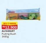 Promo Harga ALFAMART Pudding Buah per 3 pouch 85 gr - Alfamart