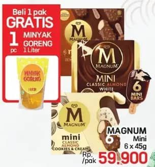 Promo Harga Magnum Mini  - LotteMart