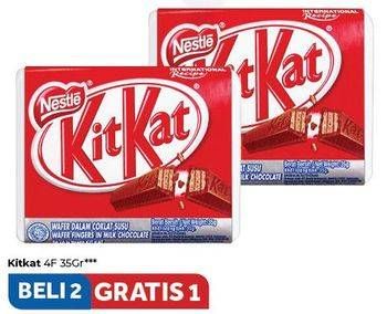 Promo Harga KIT KAT Chocolate 4 Fingers 35 gr - Carrefour