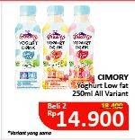 Promo Harga CIMORY Yogurt Drink Low Fat per 2 botol 250 ml - Alfamidi