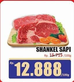 Promo Harga Daging Sengkel (Shankle) per 100 gr - Hari Hari