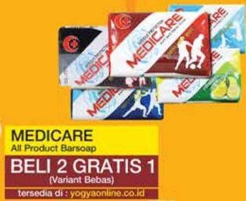 Promo Harga MEDICARE Bar Soap All Variants 90 gr - Yogya