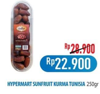 Promo Harga Sunfruit Kurma Tunisia 250 gr - Hypermart