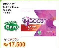 Promo Harga IMBOOST Multivitamin Tablet Extra Vit C D3 4 pcs - Indomaret
