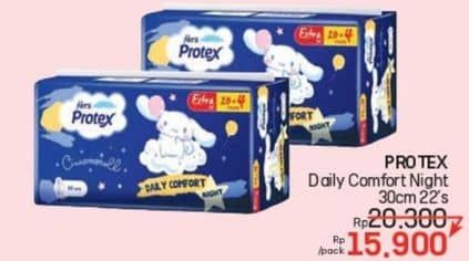 Promo Harga Hers Protex Comfort Night Wing 30cm 22 pcs - LotteMart