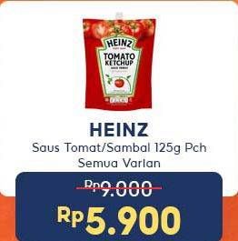 Promo Harga HEINZ Tomato Ketchup All Variants 125 gr - Indomaret