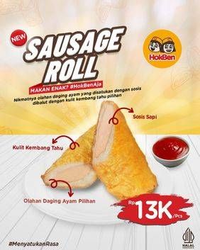 Promo Harga Sausage Roll  - HokBen