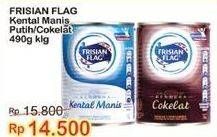 Promo Harga Frisian Flag Susu Kental Manis Cokelat, Putih 490 gr - Indomaret