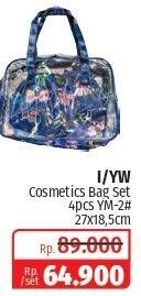 Promo Harga I/YW Cosmetic Bag Set YM-2 27 X 18, 5 Cm 4 pcs - Lotte Grosir