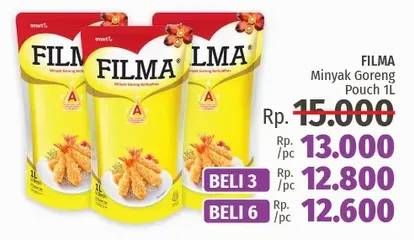 Promo Harga FILMA Minyak Goreng 1 ltr - LotteMart