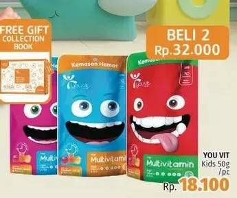 Promo Harga YOUVIT Multivitamin Anak  - LotteMart