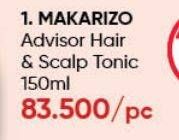 Promo Harga MAKARIZO Advisor Hair & Scalp Tonic 150 ml - Guardian