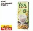 Promo Harga V-soy Soya Bean Milk 200 ml - Alfamart