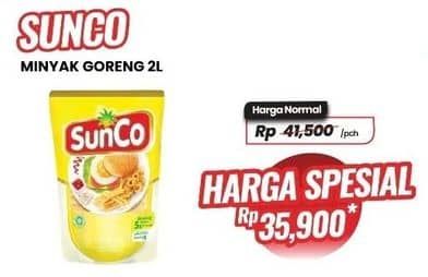 Promo Harga Sunco Minyak Goreng 2000 ml - Carrefour