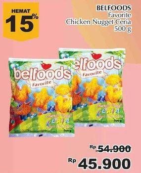 Promo Harga BELFOODS Nugget 500 gr - Giant