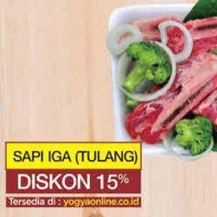 Promo Harga Iga Sapi per 100 gr - Yogya