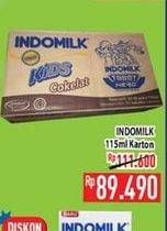 Promo Harga INDOMILK Susu UHT Kids All Variants per 40 pcs 115 ml - Hypermart