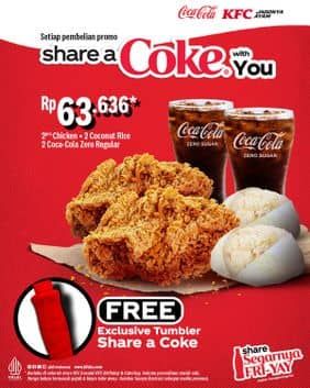 Promo Harga Share a Coke  - KFC
