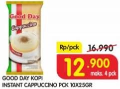Promo Harga Good Day Cappuccino 10 sachet - Superindo