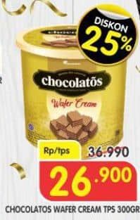 Promo Harga Hollanda Chocolatos Wafer 300 gr - Superindo