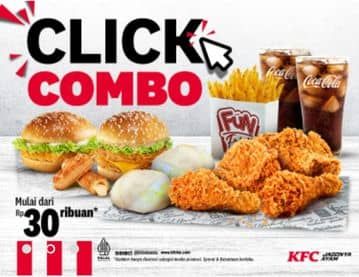 Promo Harga Click Combo  - KFC